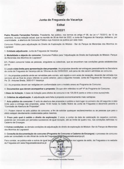 Edital - Abertura De Concurso Público Edital - Abertura De Concurso Público