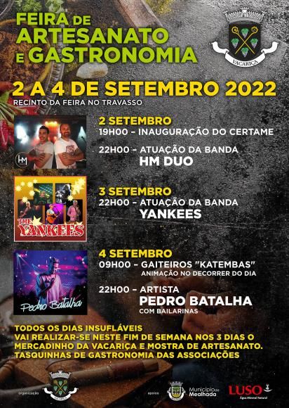 Feira de Gastronomia da Freguesia de Vacari&ccedil;a